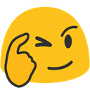 Emoji blob_think_smart